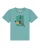 watabout.kids Shirt ‘Fußball’  turquoise / geel / groen / bordeaux