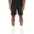 Crosshatch Heren Branton Shorts (Zwart)