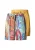 Colucci Broek  blauw / lichtblauw / mosterd / rood