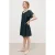 Mango Kids A-lijn jurk marineblauw