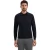 No Excess Pullover polo zip black
