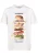 Mister Tee Shirt ‘A Burger’  bruin / geel / groen / wit