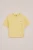 WE Fashion – Meisjes trui met embroidery – Regular fit – Lichtgeel –