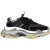 Balenciaga Triple S Sneakers in Zwart en Bordeau Suède