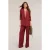 Motivi Double-breasted Blazer Burgundy