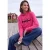 Sweatshirt met details in ribbelpatroon