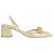 LK Bennett Cadence Bow Mule Gold