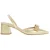 LK Bennett Cadence Bow Mule Gold
