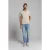 No Excess Shirt Short Sleeve Slub Jersey Stretch Cement