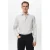 Mango Man Slim gestreepte casual overhemd lichtgrijs