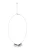 usha WHITE LABEL Ketting  zilver