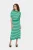 Rok A-shape Jelly Bean Ice Stripe white green