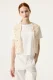 Garcia gilet gebroken wit