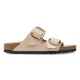 Dames muiltjes Birkenstock Arizona Big Buckle Natural Leather Patent