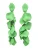 AVANT-GARDE PARIS Oorbellen ‘Petals’  groen
