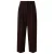 comma barrel casual broek – donkerbruin