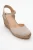 Sinta Suède Leren Platform Espadrille (Dames)