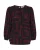Kaffe Blouse ‘KALorina’  wijnrood / zwart