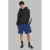 adidas Sportswear loose fit sweatshort – donkerblauw/wit