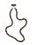 Cheeky Chain Munich Smartphonehoesje ‘Kelly’  donkerbruin / goud