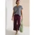 Cecil Dames Blouse met korte mouwen en gespleten hals in Grijs