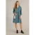 White Stuff Nia Jersey Dress Teal Print