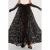 Plooirok voor dames Goddiva Floral Lace A-Line Maxi