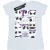 Li-cense Disney dames nightmare before christmas vele gezichten van jack vierkantjes katoenen t-shirt