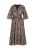 faina Jurk ‘Festive’  beige / bruin / zwart / zilver