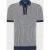 Blue Industry De gebreide print polo |