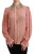 Dolce & Gabbana Roze Zijde Gouden Pailletten Kanten Blouse Shirt