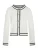 Morgan Gebreid vest ‘261-MLIO’  zwart / wit