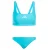 ADIDAS PERFORMANCE Sportbikini ‘3-Stripes V-Back’  aqua / wit