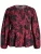 Zizzi Blouse ‘MNabila’  rood / zwart