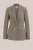 WE Fashion – Dames slim fit blazer met structuur – Slim Fit – Bruingrijs –
