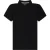 Farah Bugsworth-poloshirt met korte mouwen en borduursel voor jongens (Zwart)