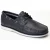 Base London Stern Leer Heren Navy Bootschoenen