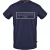 Aquascutum Unisex Volwassenen Lettering Print Crew Neck T-Shirt (Marineblauw)