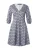 Weekend Max Mara Jurk  navy / duifblauw / olijfgroen / wit