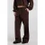 America Today wide leg low waist broek bruin