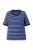 Ulla Popken Shirt  blauw / donkerblauw / zwart