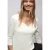 Street One Dames Shirt met hartvormige halslijn in Wit
