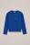 WE Fashion – Meisjes gebreide vest – Regular fit – Kobaltblauw – Katoen –