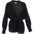Moncler Robe Cardigan met logo-afwerking in zwarte wol