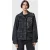 AllSaints Finch Camo Jacket Ink Blue