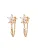 Hey Happiness Oorbellen ‘Petal Blossom’  rose-goud