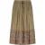 Louise Misha Skirt Irina Khaki Granada Meadow