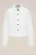 WE Studio – Dames THE CROPPED SHIRT – Regular fit – Wit – Biologisch katoen –