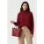 Coccinelle Medium Tote Bag In Burgundy