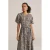WE Fashion midi jurk grijs